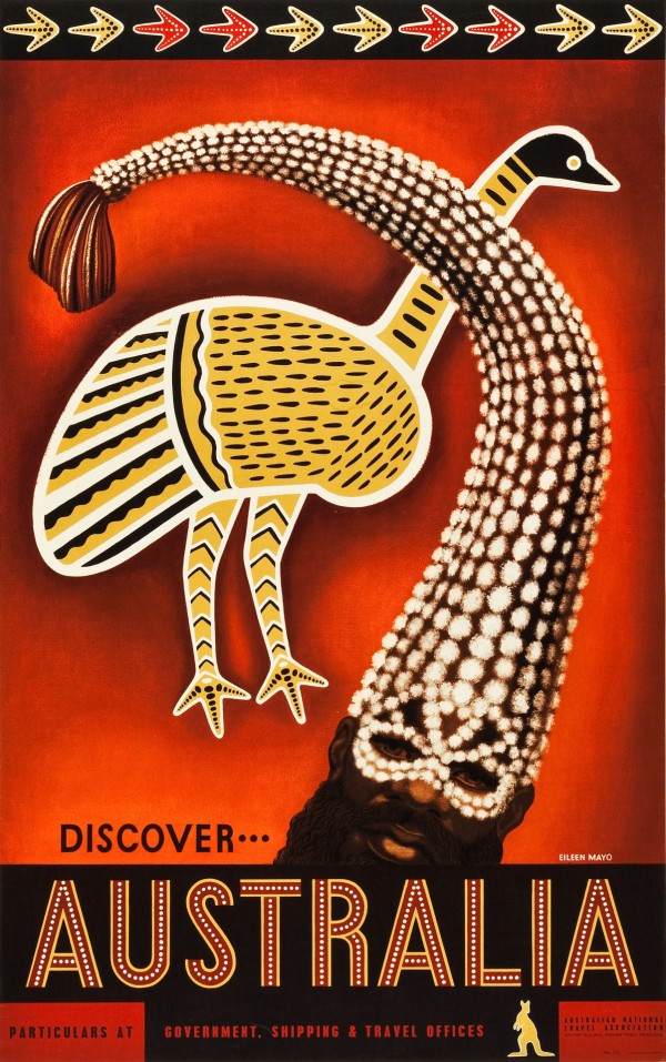 Discover Australia Travel Poster  Print